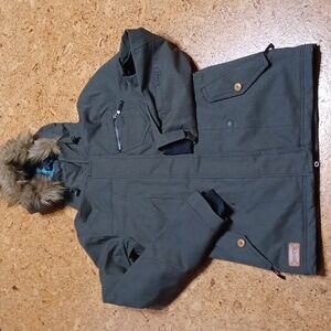 Dakine Wren Insulated Snowboard Jacket Women's L in Textured Gray NWOT